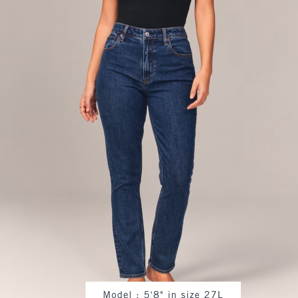 Curve Love High Rise Skinny Jean Abercrombie & Fitch